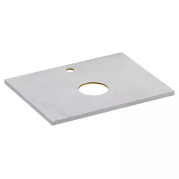 столешница CERSANIT Stone Balance 60x45x2см керамогранит серый матовый