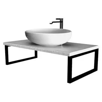 столешница Grunge Loft 80см бетон светлый