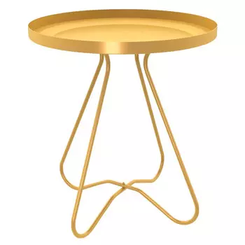 столик журнальный Sheffilton 400х400х450мм золото