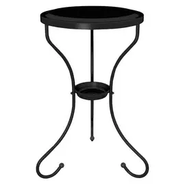 столик журнальный Sheffilton 470х470х600мм черный муар