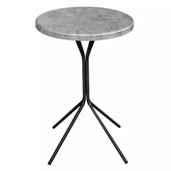 столик журнальный Sheffilton SHT-CT12-1 410x410x515мм черный муар/лофт медь