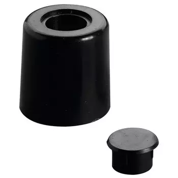 стопор для двери HETTICH D26,5x29мм пластик черный 2in