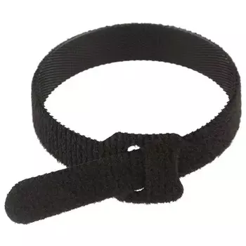 стяжка-хомут многоразовая VELCRO 11х125мм черный 12шт
