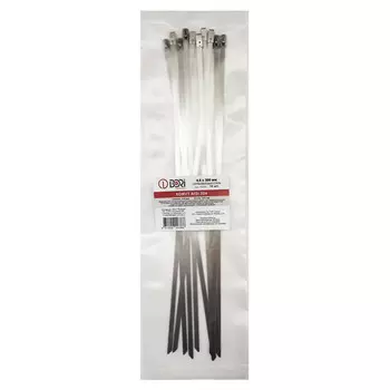 стяжка кабельная DORI 300х4,6мм 10шт нержавеющая сталь