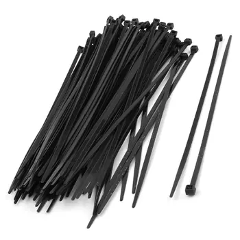 стяжка кабельная LINCOM 200х3,6мм 100шт черный