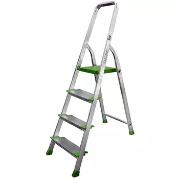 стремянка односекционная НОВАЯ ВЫСОТА Серия 200 4 ступени алюминиевая