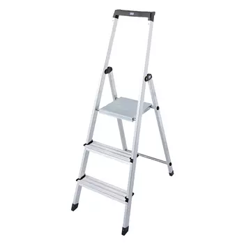 стремянка односекционная KRAUSE Solidy 3 ступени алюминиевая