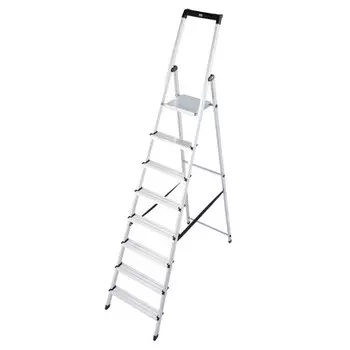 стремянка односекционная KRAUSE Solidy 8 ступени алюминиевая