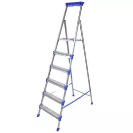 стремянка стальная Ника 6 ступеней с лотком для инструментов