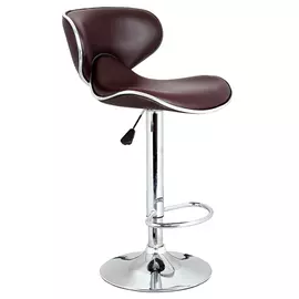 стул барный 460х505х850(1070) мм, бордовый, металлический