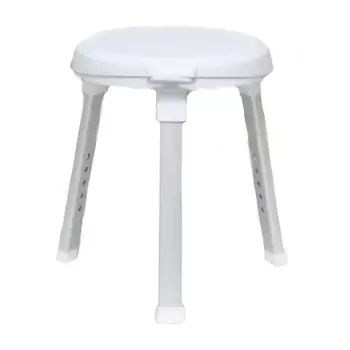 стул для ванной PRIMANOVA d 33см с поворотным сиденьем белый