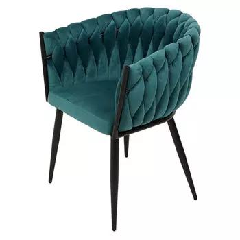 стул ДЖОЛИ 620х530х780мм велюр изумрудный