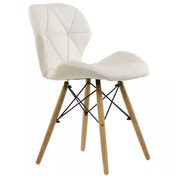 стул кухонный CPR007 480x400х740 мм белый ПВХ/металл