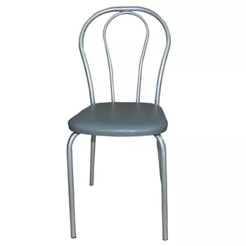 стул кухонный ВЕНА 535х405 мм, серый, металлический