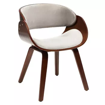 стул LANDO mod.8036 серый/тонированный дуб/ткань/фанера