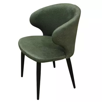 стул МОНАКО 540х550х820мм джерси грин ткань/металл