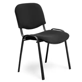 стул офисный ИЗО 540х610х790мм черный ткань/металл