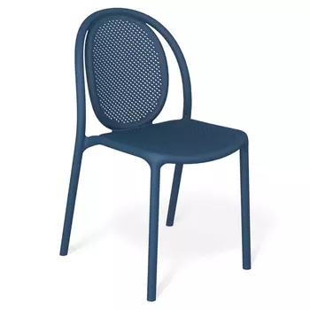 стул Sheffilton SHT-S172 470x580x820мм темно-синий пластик