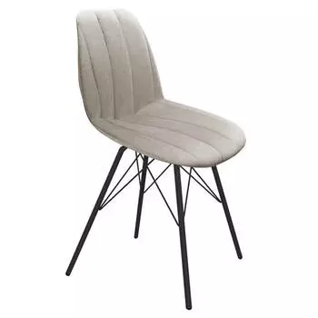 стул Sheffilton SHT-ST29-С1/S37 лунный камень/черный муар микровелюр/металл