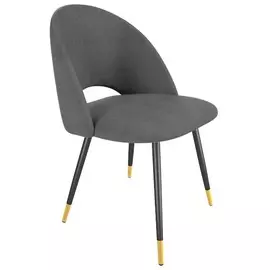 стул Sheffilton SHT-ST34/S95-1 490х530х790 платиново-серый/черный муар/золото