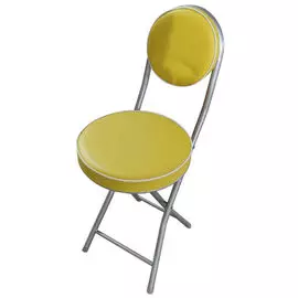 стул складной 41х30х73см металл/иск кожа зеленый