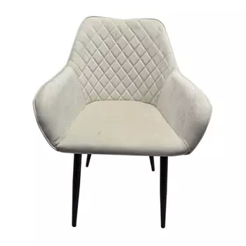 стул SOFY 580х440х800мм ткань/металл бежевый