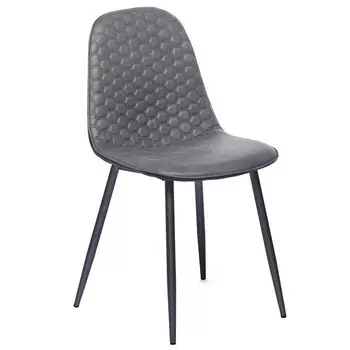 стул STORM вельвет/металл серый/антрацит