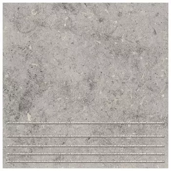 ступень клинкерная керамическая КЕРАМИН Вермонт 2 29,8х29,8 серый