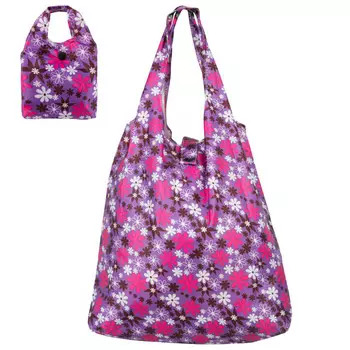 сумка для покупок 38х58см полиэстер фиолетовая