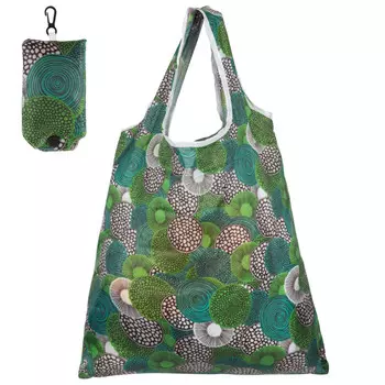 сумка для покупок 38х58см полиэстер зеленая