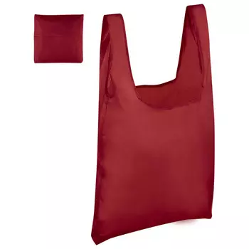сумка для покупок Basic 37х55см бордовая полиэстер
