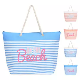 сумка пляжная 38х16х39см полиэстер в асс-те