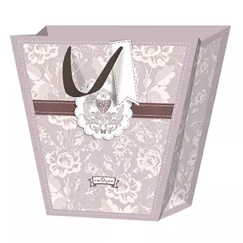 пакет подарочный (B) 23х23х10см для цветов