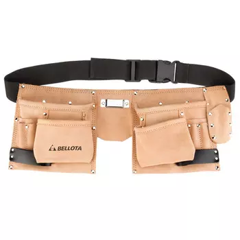 сумка-пояс для инструмента BELLOTA с ремнем 6 карманов кожа