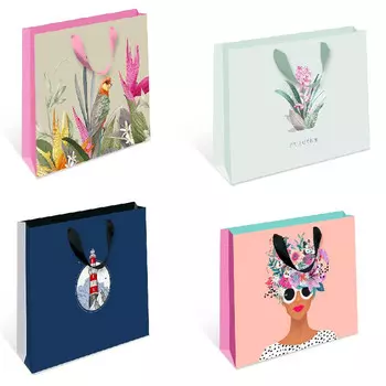 сумки бумажные стандарт плюс ОТ BB 320х260х120мм