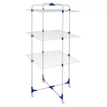 сушилка для белья METALTEX Aliseo 1,54м 76х68х154см 3-х уровневая напольная нерж.сталь, пластик