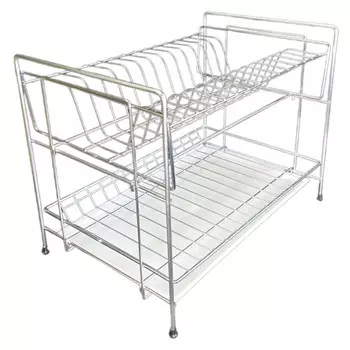 сушилка для посуды HARMONIA 38,8х25,5х30см с поддоном нерж.сталь