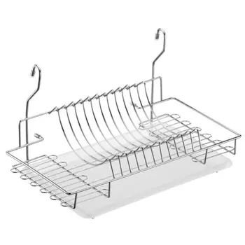 сушка для посуды для рейлинга TODELIA с поддоном 440х270х260мм хром