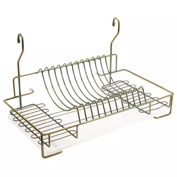 сушка для посуды для рейлинга LEMAX 440х258х260мм с поддоном античная бронза