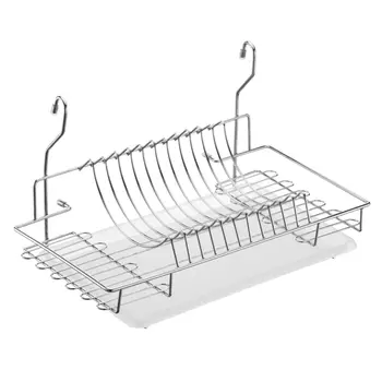 сушка для посуды для рейлинга LEMAX 440х258х260мм с поддоном хром