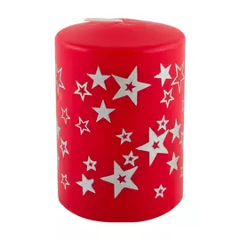 свеча Deco Christmas Звезды 8х5,6см красная
