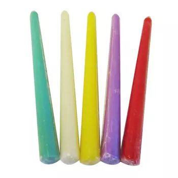 свеча RESTA LINE Микс коническая 24х2,2см в ассортименте 8ч/г