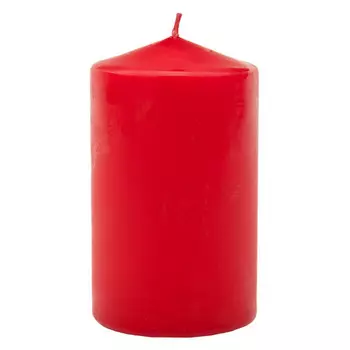 свеча-столбик Lumi 7х12см 28ч/г красная без аромата