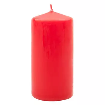свеча-столбик Lumi 7х18см 43ч/г красная без аромата
