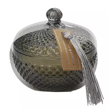 свеча в шкатулке ВЕЩИЦЫ Tobacco&Vanila 9х8см 12ч/г ароматизированная