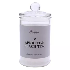 свеча в стакане ВЕЩИЦЫ Apricot&amp;Peach Tea 6х11см 25ч/г ароматизированная
