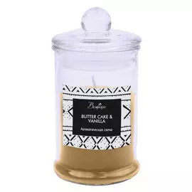 свеча в стакане ВЕЩИЦЫ Butter Cake&amp;Vanilla 6х11см 25ч/г ароматизированная