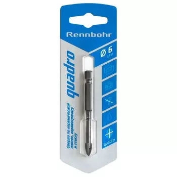 сверло по кафелю и стеклу RENNBOHR 6мм 4-х гранное