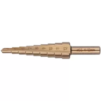 сверло по металлу FIT ступенчатое 4-12мм 9 ступеней