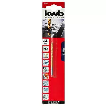 сверло по металлу KWB TITAN 3,5х70мм
